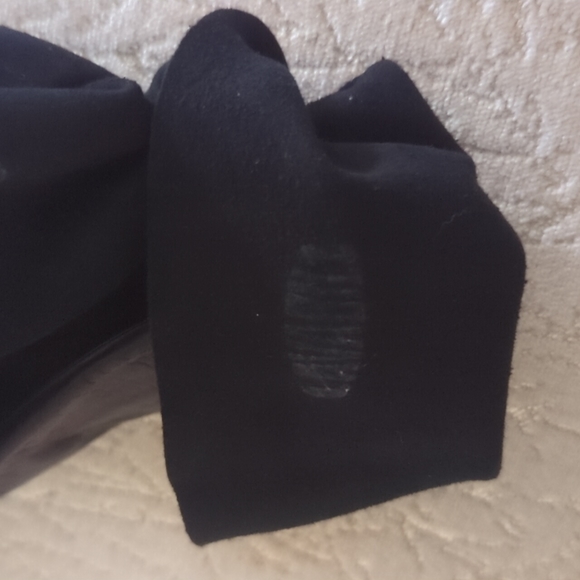 Lavabile black leather vintage gloves size 6 1/2 - Picture 4 of 5